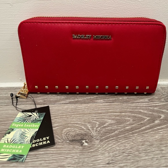 Badgley Mischka Bags Nwt Red Badgley Mischka Wristlet Wallet Brand